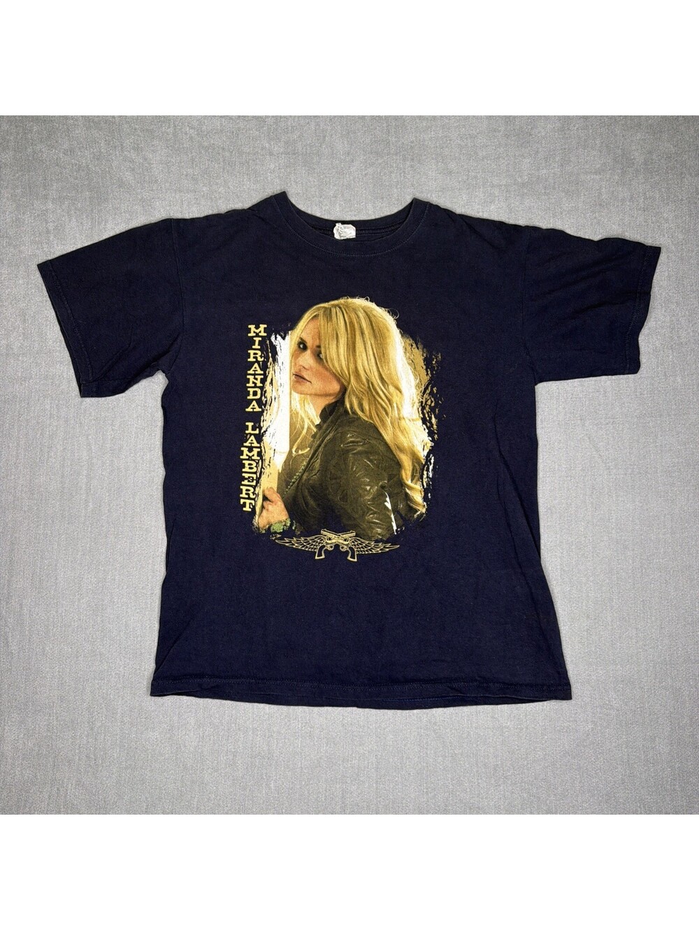 Anvil Miranda Lambert The Revolution Continues Navy Short Sleeve Shirt Size Med